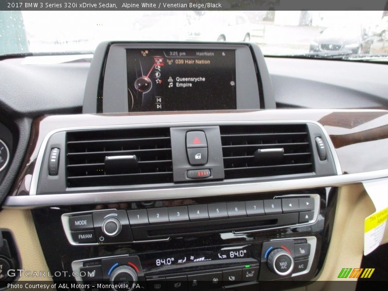 Alpine White / Venetian Beige/Black 2017 BMW 3 Series 320i xDrive Sedan