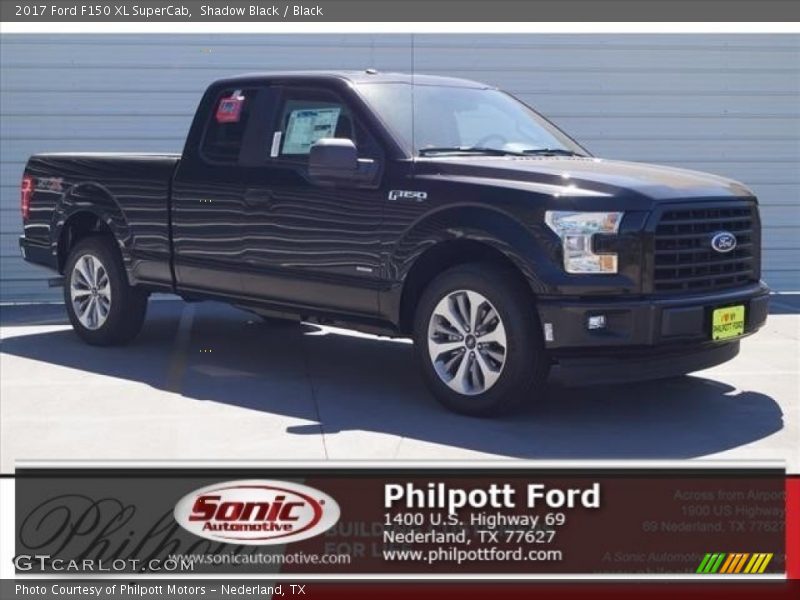 Shadow Black / Black 2017 Ford F150 XL SuperCab