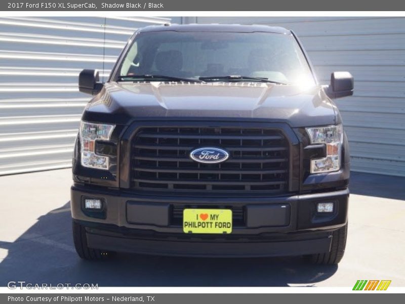 Shadow Black / Black 2017 Ford F150 XL SuperCab