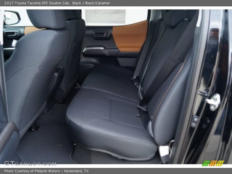 Black / Black/Caramel 2017 Toyota Tacoma SR5 Double Cab