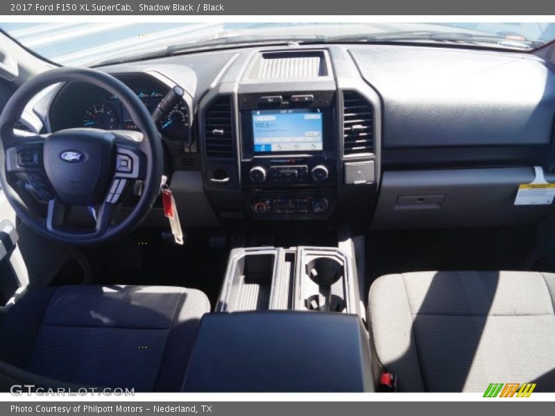 Shadow Black / Black 2017 Ford F150 XL SuperCab