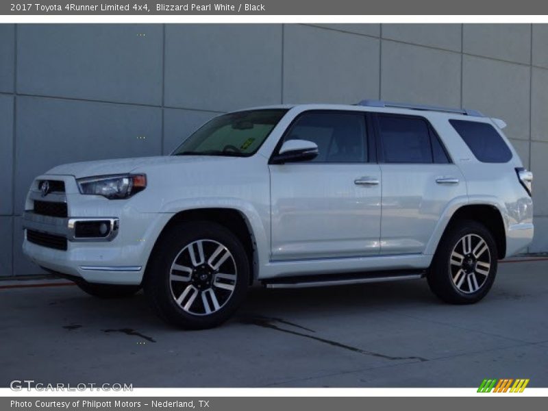 Blizzard Pearl White / Black 2017 Toyota 4Runner Limited 4x4