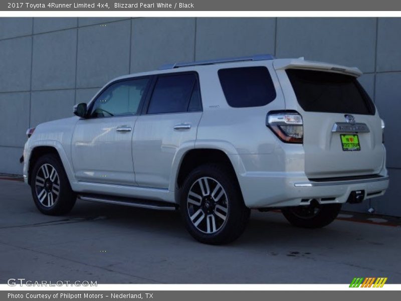 Blizzard Pearl White / Black 2017 Toyota 4Runner Limited 4x4