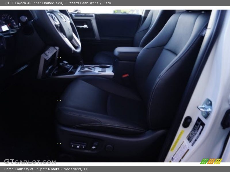 Blizzard Pearl White / Black 2017 Toyota 4Runner Limited 4x4