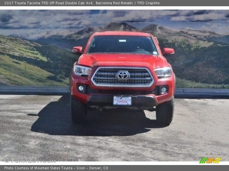 Barcelona Red Metallic / TRD Graphite 2017 Toyota Tacoma TRD Off Road Double Cab 4x4
