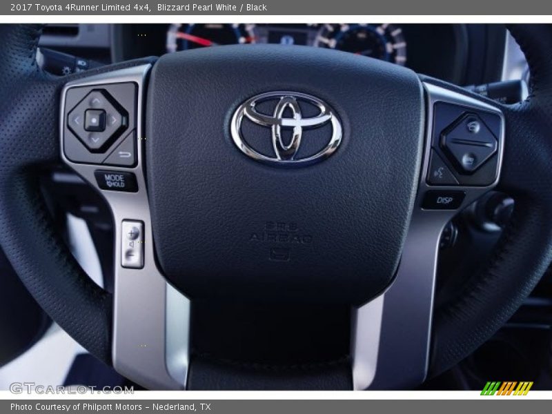 Blizzard Pearl White / Black 2017 Toyota 4Runner Limited 4x4