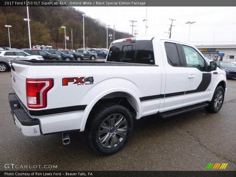 Oxford White / Black Special Edition Package 2017 Ford F150 XLT SuperCab 4x4