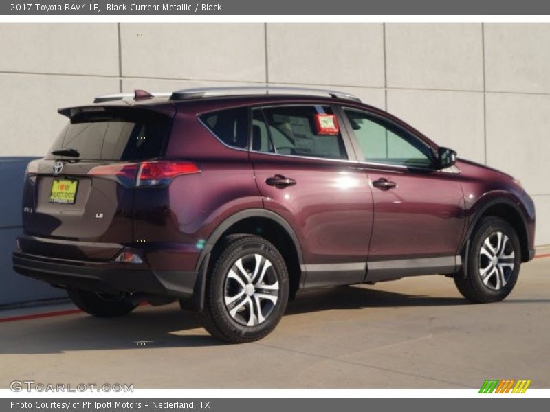 Black Current Metallic / Black 2017 Toyota RAV4 LE