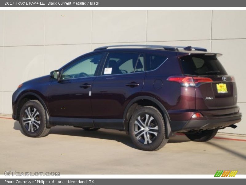 Black Current Metallic / Black 2017 Toyota RAV4 LE