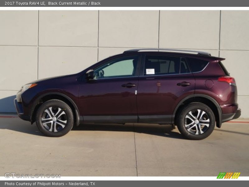 Black Current Metallic / Black 2017 Toyota RAV4 LE