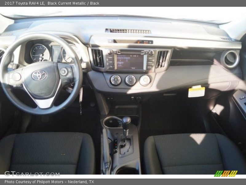 Black Current Metallic / Black 2017 Toyota RAV4 LE