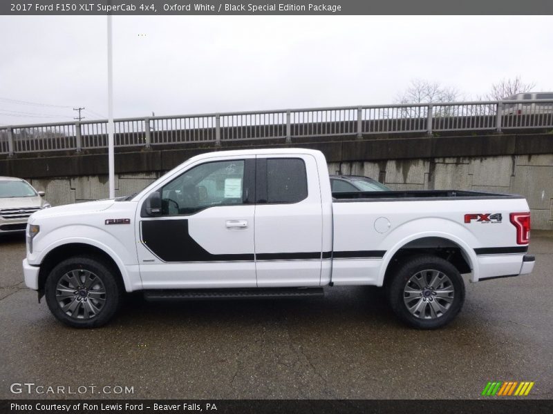 Oxford White / Black Special Edition Package 2017 Ford F150 XLT SuperCab 4x4