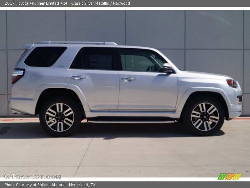 Classic Silver Metallic / Redwood 2017 Toyota 4Runner Limited 4x4