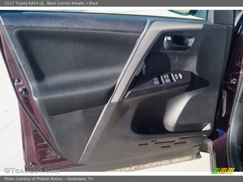 Black Current Metallic / Black 2017 Toyota RAV4 LE