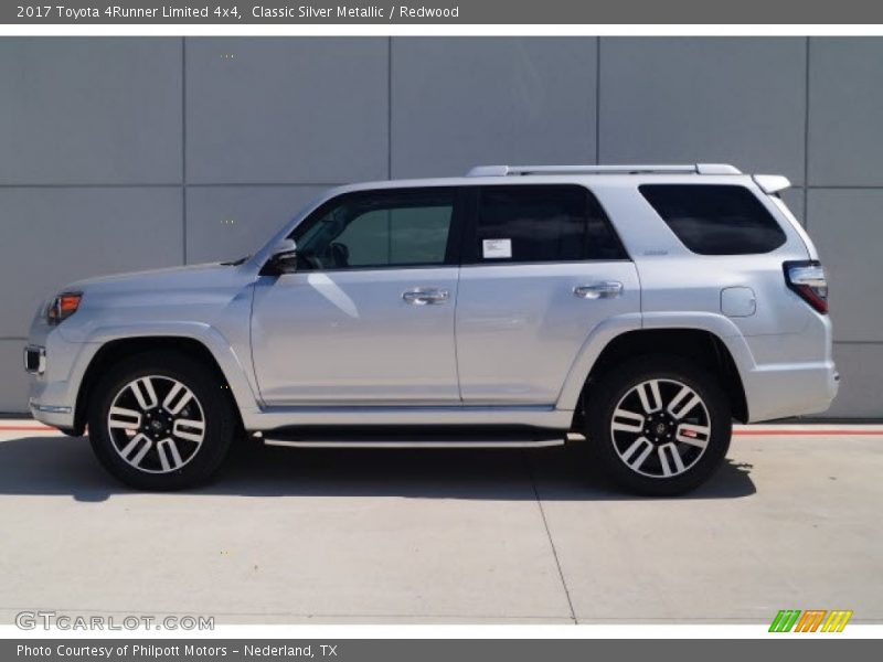 Classic Silver Metallic / Redwood 2017 Toyota 4Runner Limited 4x4