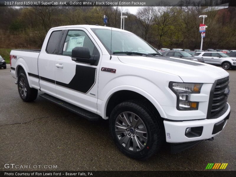 Oxford White / Black Special Edition Package 2017 Ford F150 XLT SuperCab 4x4