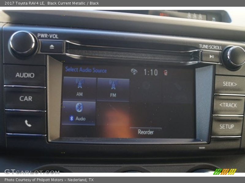 Black Current Metallic / Black 2017 Toyota RAV4 LE