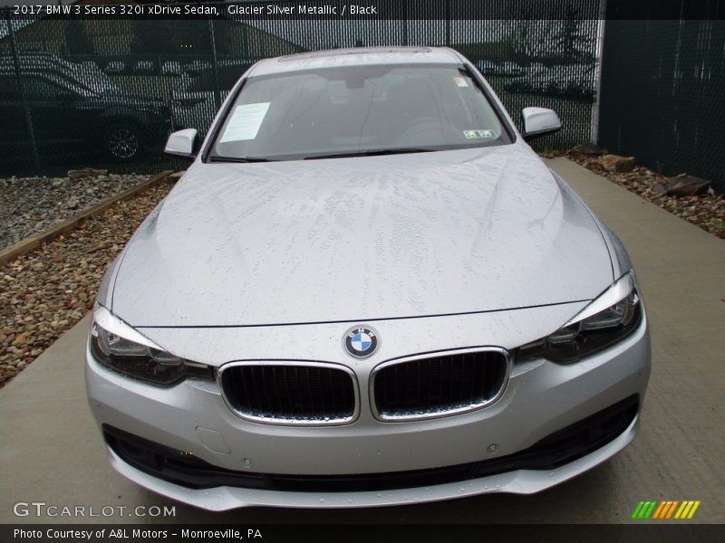 Glacier Silver Metallic / Black 2017 BMW 3 Series 320i xDrive Sedan