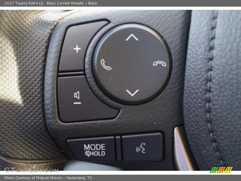Black Current Metallic / Black 2017 Toyota RAV4 LE