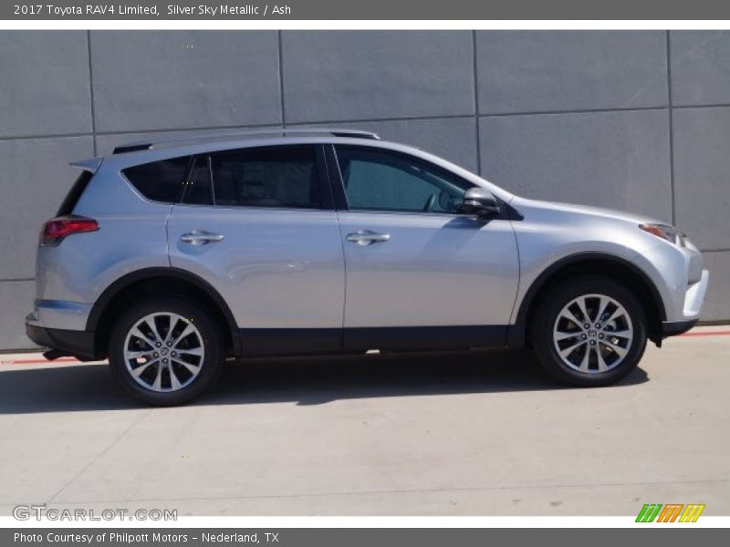 Silver Sky Metallic / Ash 2017 Toyota RAV4 Limited