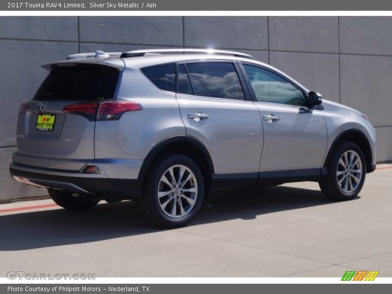 Silver Sky Metallic / Ash 2017 Toyota RAV4 Limited