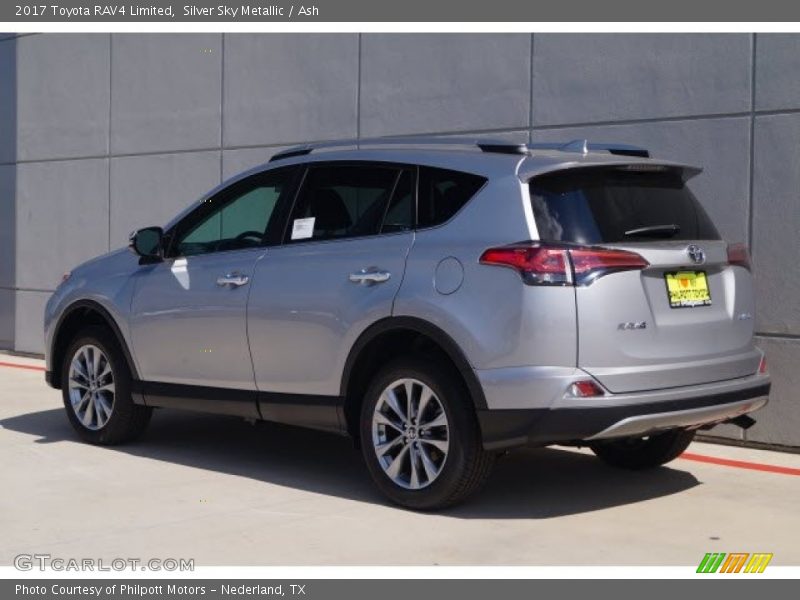 Silver Sky Metallic / Ash 2017 Toyota RAV4 Limited