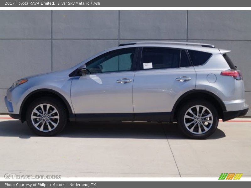 Silver Sky Metallic / Ash 2017 Toyota RAV4 Limited