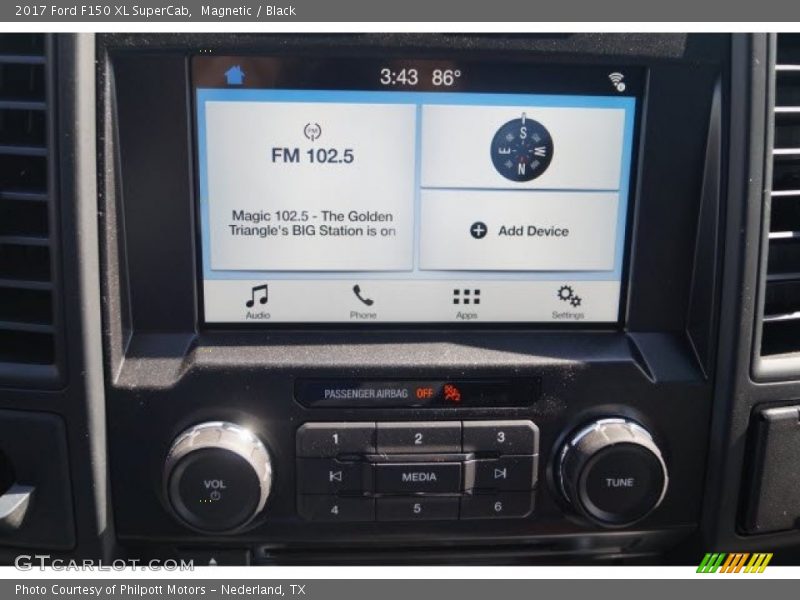 Magnetic / Black 2017 Ford F150 XL SuperCab