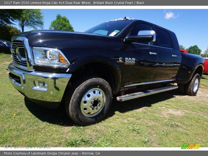 Front 3/4 View of 2017 3500 Limited Mega Cab 4x4 Dual Rear Wheel
