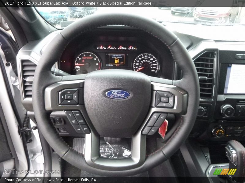 Oxford White / Black Special Edition Package 2017 Ford F150 XLT SuperCab 4x4