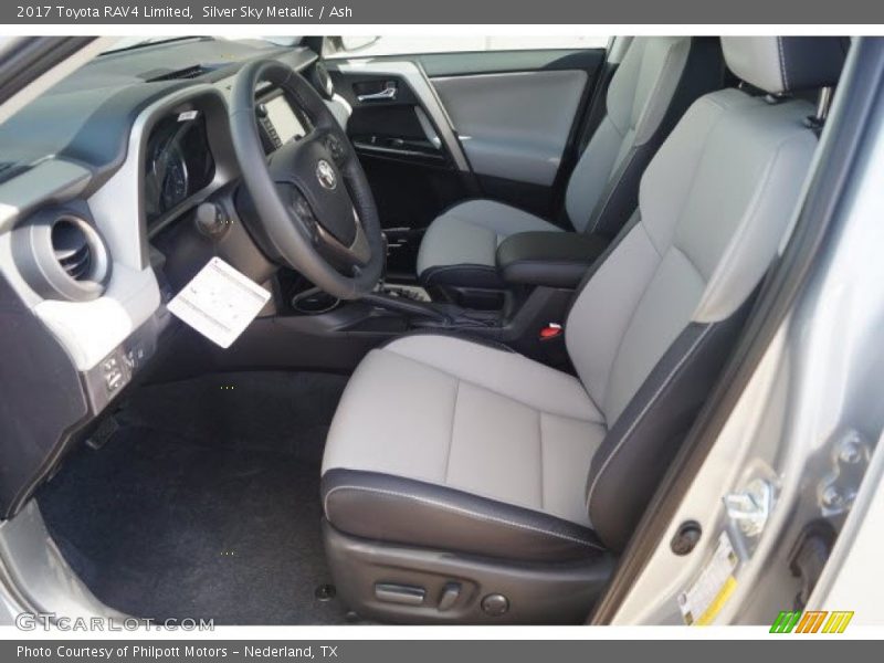 Silver Sky Metallic / Ash 2017 Toyota RAV4 Limited