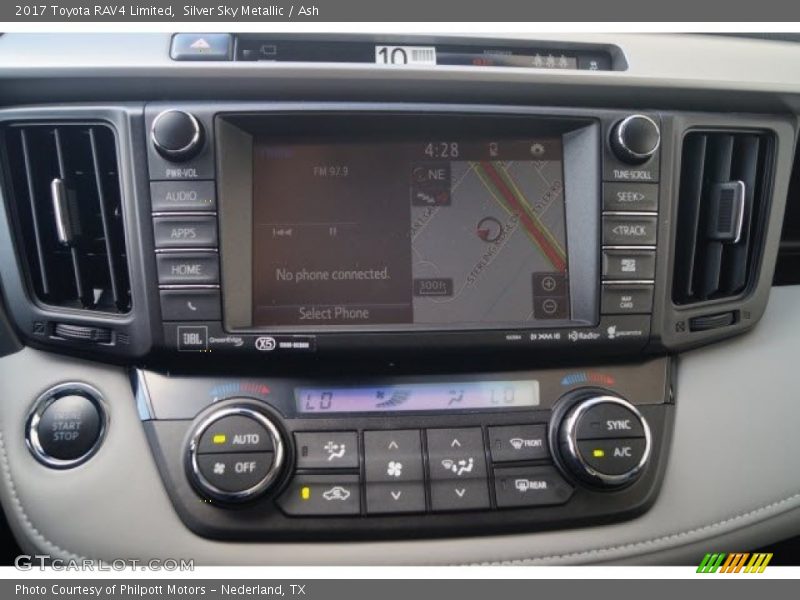 Silver Sky Metallic / Ash 2017 Toyota RAV4 Limited