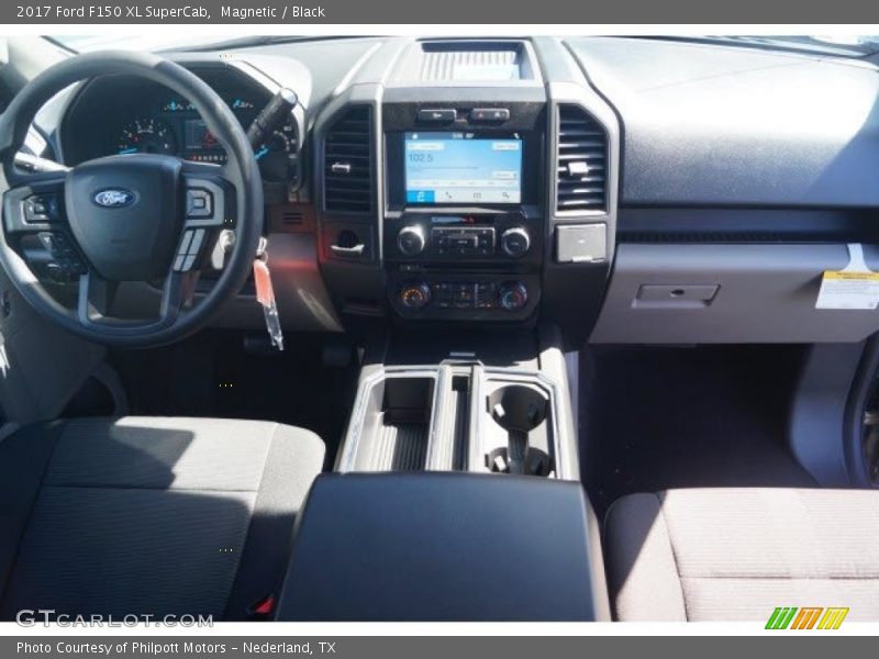 Magnetic / Black 2017 Ford F150 XL SuperCab