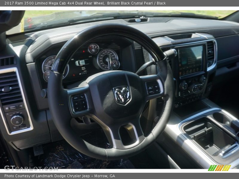 Dashboard of 2017 3500 Limited Mega Cab 4x4 Dual Rear Wheel