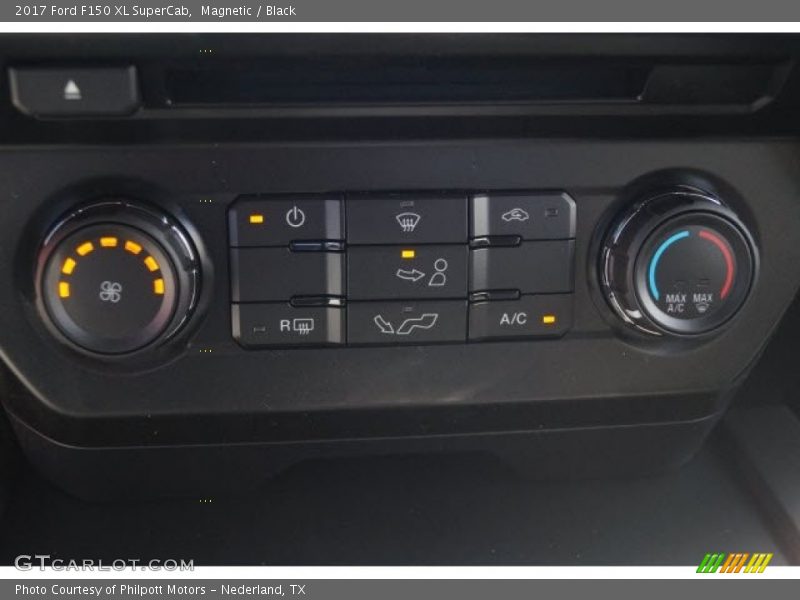 Magnetic / Black 2017 Ford F150 XL SuperCab