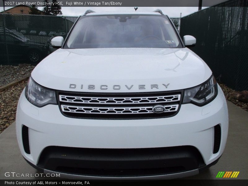 Fuji White / Vintage Tan/Ebony 2017 Land Rover Discovery HSE