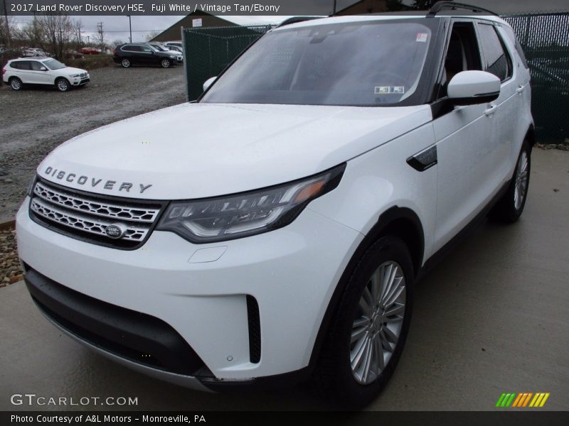 Fuji White / Vintage Tan/Ebony 2017 Land Rover Discovery HSE