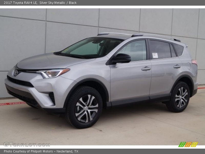 Front 3/4 View of 2017 RAV4 LE