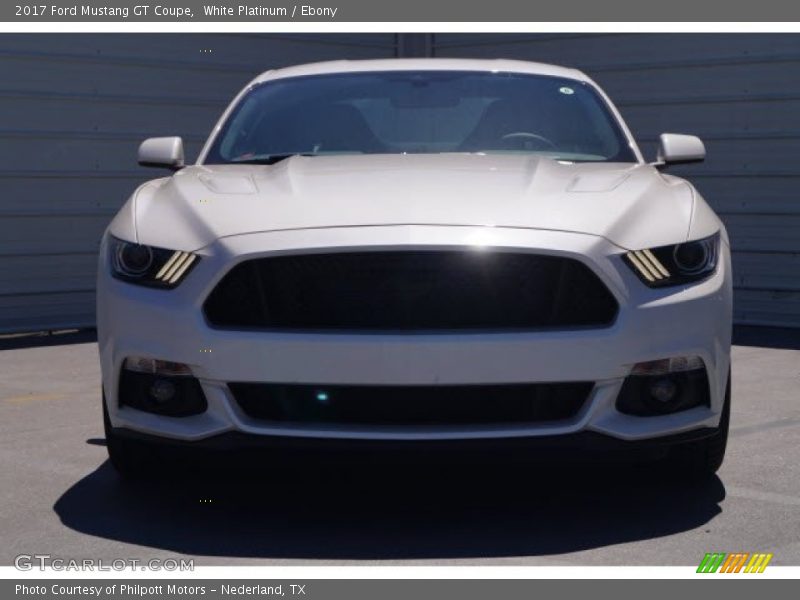 White Platinum / Ebony 2017 Ford Mustang GT Coupe