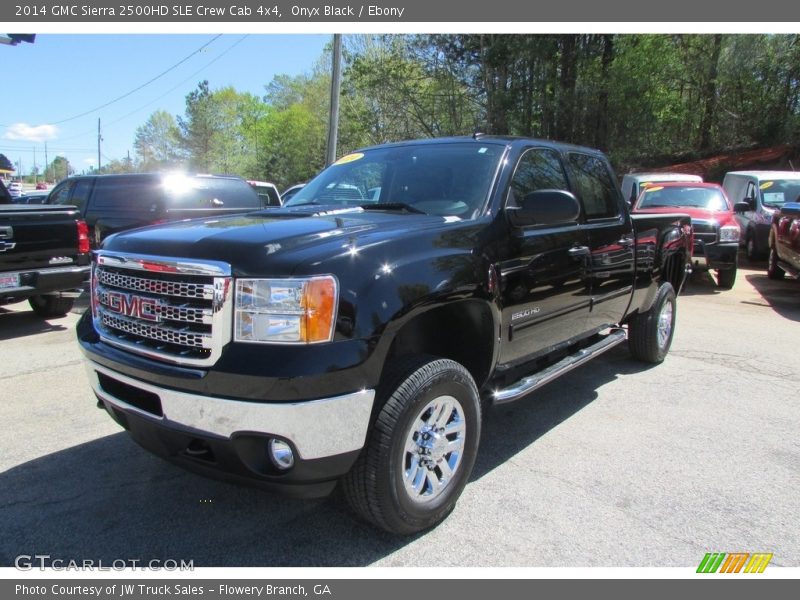 Onyx Black / Ebony 2014 GMC Sierra 2500HD SLE Crew Cab 4x4