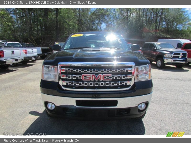 Onyx Black / Ebony 2014 GMC Sierra 2500HD SLE Crew Cab 4x4