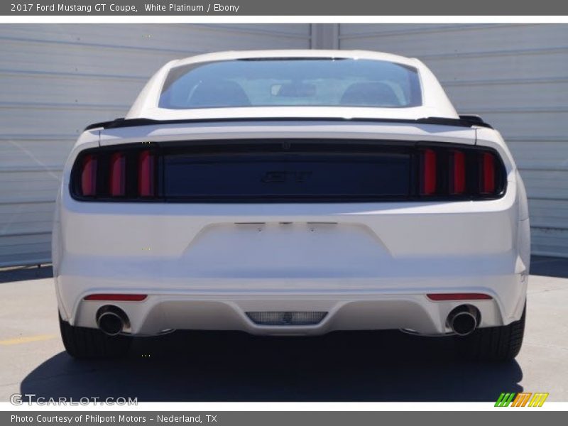 White Platinum / Ebony 2017 Ford Mustang GT Coupe