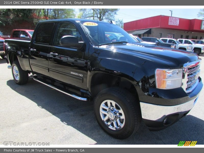 Onyx Black / Ebony 2014 GMC Sierra 2500HD SLE Crew Cab 4x4