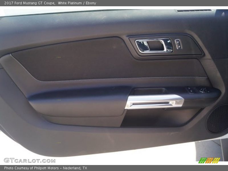 White Platinum / Ebony 2017 Ford Mustang GT Coupe