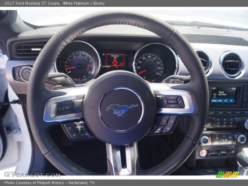 White Platinum / Ebony 2017 Ford Mustang GT Coupe