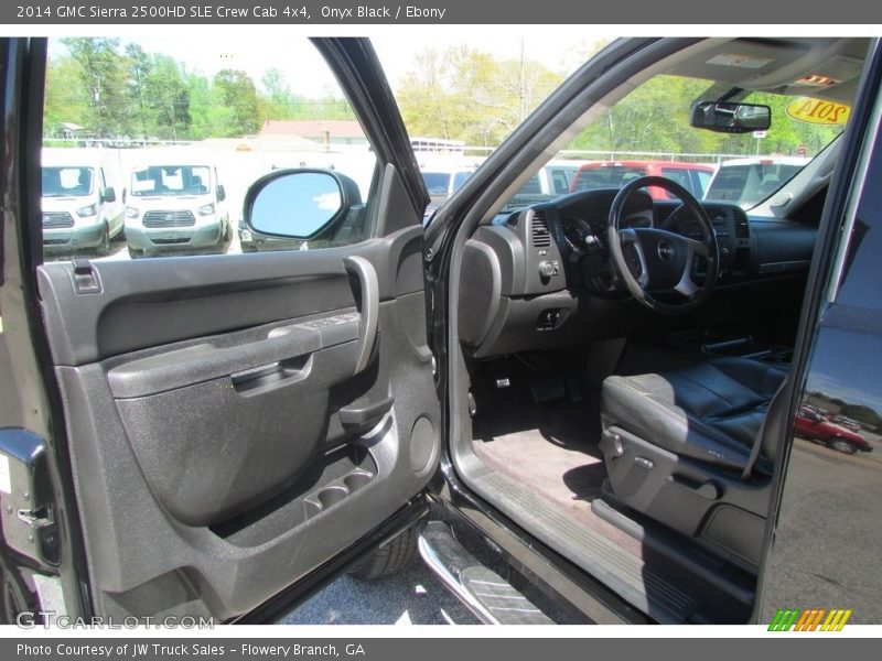 Onyx Black / Ebony 2014 GMC Sierra 2500HD SLE Crew Cab 4x4