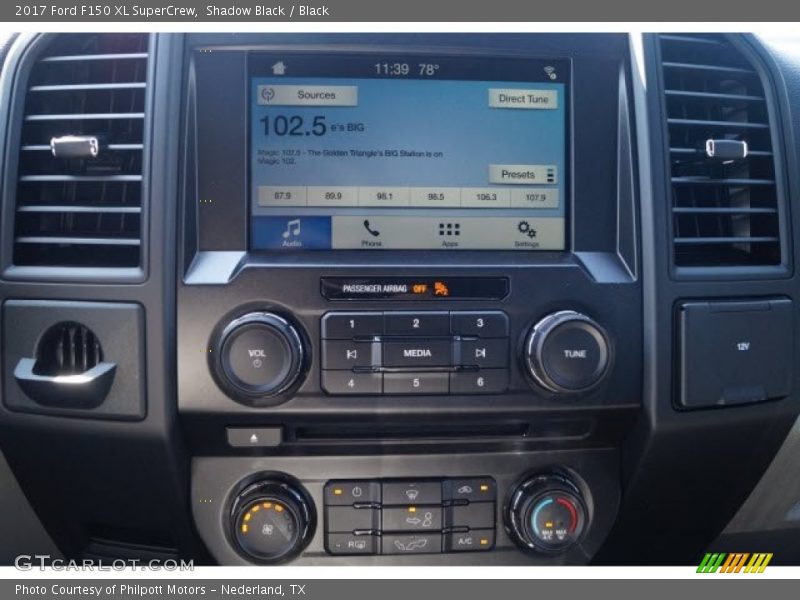 Shadow Black / Black 2017 Ford F150 XL SuperCrew