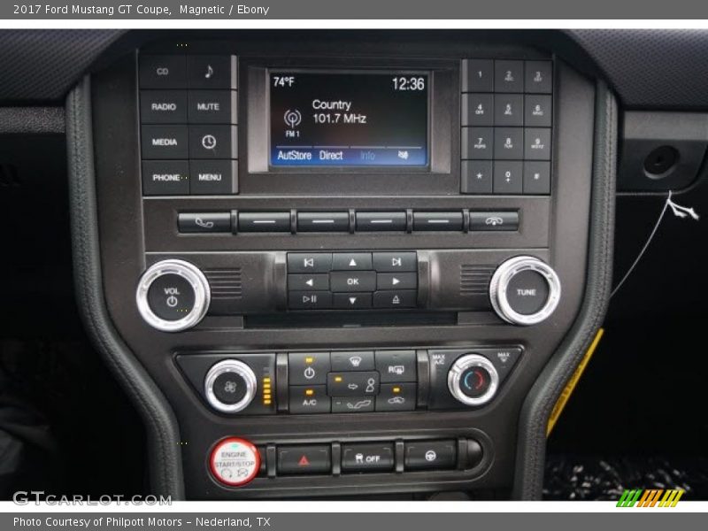 Magnetic / Ebony 2017 Ford Mustang GT Coupe