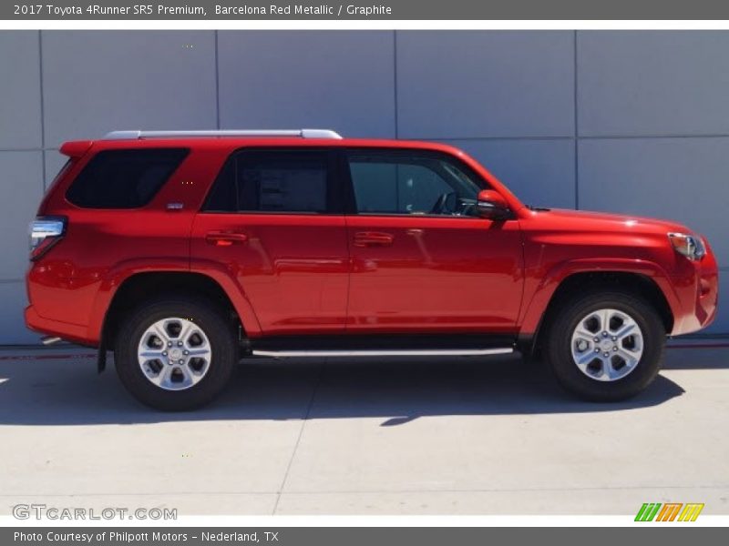 Barcelona Red Metallic / Graphite 2017 Toyota 4Runner SR5 Premium