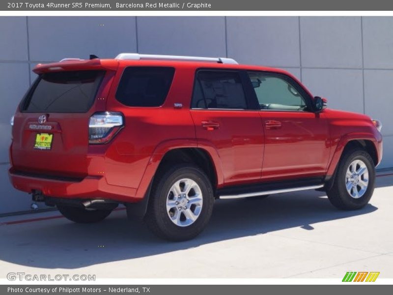 Barcelona Red Metallic / Graphite 2017 Toyota 4Runner SR5 Premium